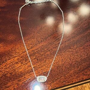 Kendra Scott crystal & yellow gold necklace. Worn once, excellent condition 🤍